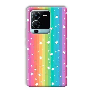 Starry Pattern Phone Customized Printed Back Cover for Vivo V25 Pro
