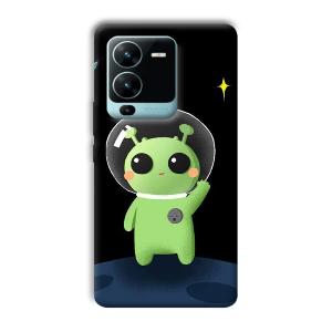Alien Character Phone Customized Printed Back Cover for Vivo V25 Pro