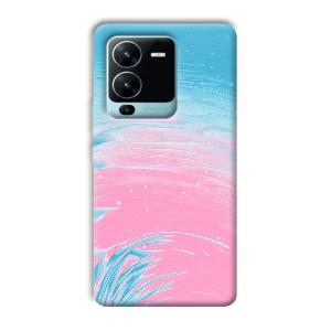 Pink Water Phone Customized Printed Back Cover for Vivo V25 Pro