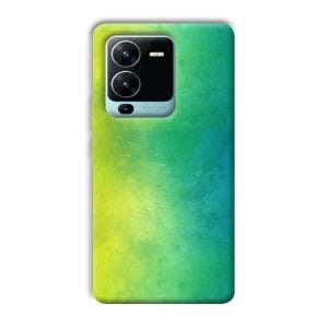 Green Pattern Phone Customized Printed Back Cover for Vivo V25 Pro