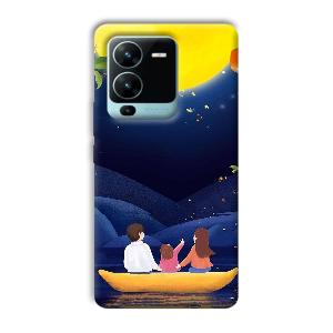 Night Skies Phone Customized Printed Back Cover for Vivo V25 Pro
