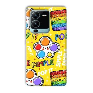 Pop It Phone Customized Printed Back Cover for Vivo V25 Pro