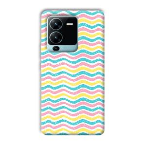 Wavy Designs Phone Customized Printed Back Cover for Vivo V25 Pro