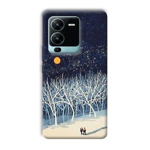 Windy Nights Phone Customized Printed Back Cover for Vivo V25 Pro