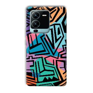 Patterns Phone Customized Printed Back Cover for Vivo V25 Pro