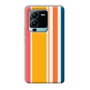 Colorful Pattern Phone Customized Printed Back Cover for Vivo V25 Pro