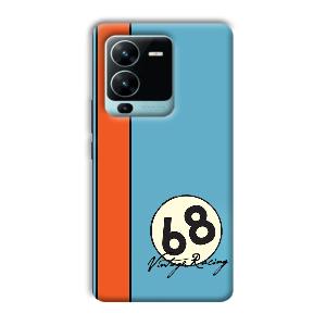 Vintage Racing Phone Customized Printed Back Cover for Vivo V25 Pro