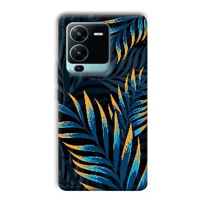 Mountain Leaves Phone Customized Printed Back Cover for Vivo V25 Pro