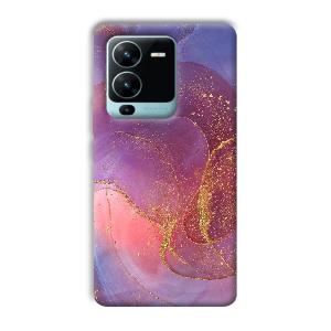 Sparkling Marble Phone Customized Printed Back Cover for Vivo V25 Pro