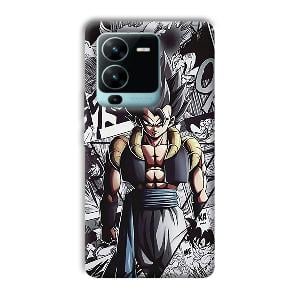 Goku Phone Customized Printed Back Cover for Vivo V25 Pro