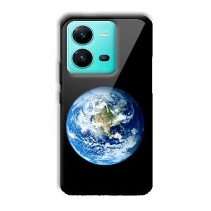 Floating Earth Customized Printed Glass Back Cover for Vivo V25 5G