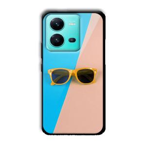 Cool Sunglasses Customized Printed Glass Back Cover for Vivo V25 5G