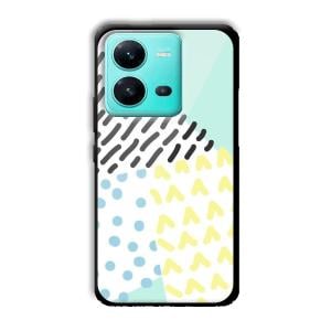 Cool Pattern Customized Printed Glass Back Cover for Vivo V25 5G