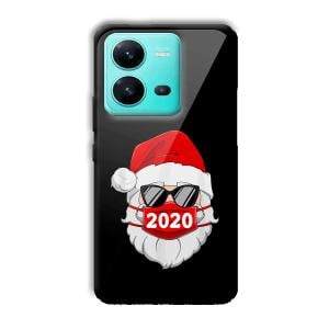 2020 Santa Customized Printed Glass Back Cover for Vivo V25 5G