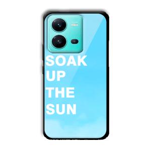 Soak Up The Sun Customized Printed Glass Back Cover for Vivo V25 5G