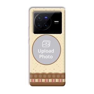 Brown Design Customized Printed Back Cover for Vivo X80 Pro