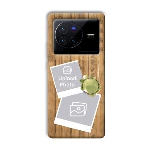 Wooden Photo Collage Customized Printed Back Cover for Vivo X80