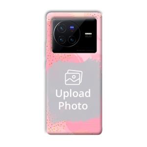 Sparkly Pink Customized Printed Back Cover for Vivo X80 Pro