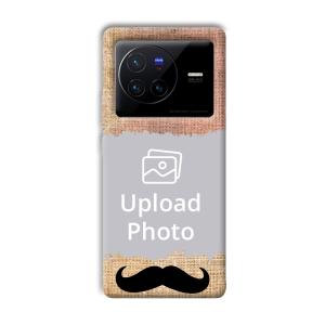 Moustache Customized Printed Back Cover for Vivo X80 Pro