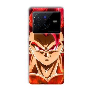 Goku Design Phone Customized Printed Back Cover for Vivo X80 Pro