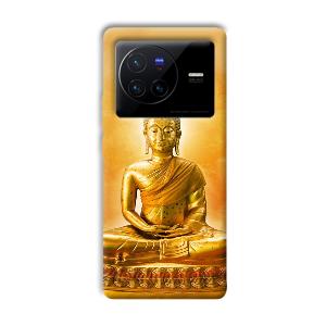 Golden Buddha Phone Customized Printed Back Cover for Vivo X80 Pro