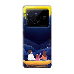 Night Skies Phone Customized Printed Back Cover for Vivo X80