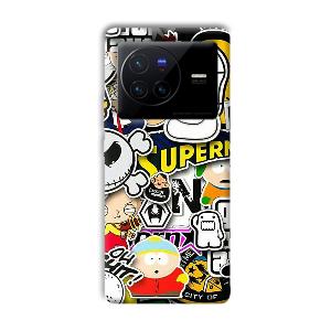 Cartoons Phone Customized Printed Back Cover for Vivo X80