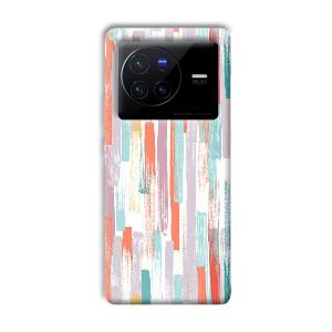 Light Paint Stroke Phone Customized Printed Back Cover for Vivo X80