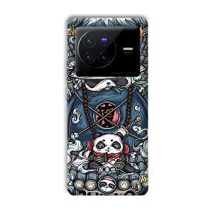Panda Q Phone Customized Printed Back Cover for Vivo X80