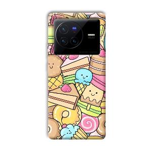 Love Desserts Phone Customized Printed Back Cover for Vivo X80 Pro