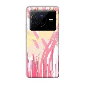 Pink Pattern Designs Phone Customized Printed Back Cover for Vivo X80