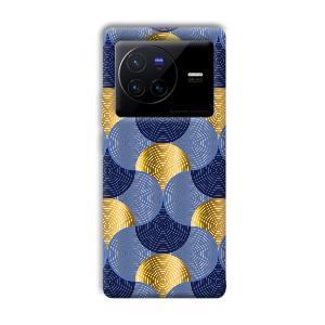 Semi Circle Designs Phone Customized Printed Back Cover for Vivo X80 Pro