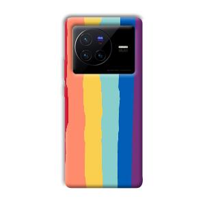 Vertical Paint Phone Customized Printed Back Cover for Vivo X80 Pro