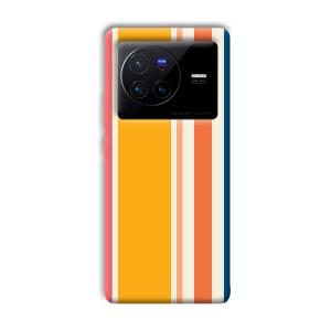 Colorful Pattern Phone Customized Printed Back Cover for Vivo X80 Pro