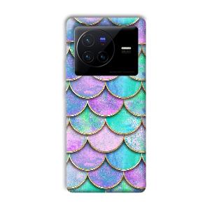 Mermaid Design Phone Customized Printed Back Cover for Vivo X80 Pro