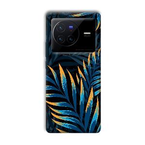 Mountain Leaves Phone Customized Printed Back Cover for Vivo X80