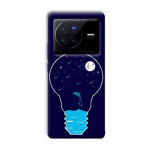 Night Bulb Phone Customized Printed Back Cover for Vivo X80 Pro