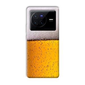Beer Design Phone Customized Printed Back Cover for Vivo X80 Pro
