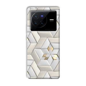 Monochrome Phone Customized Printed Back Cover for Vivo X80
