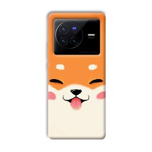 Smiley Cat Phone Customized Printed Back Cover for Vivo X80