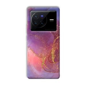 Sparkling Marble Phone Customized Printed Back Cover for Vivo X80 Pro