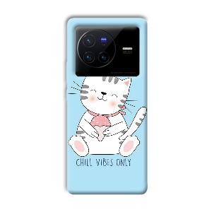 Chill Vibes Phone Customized Printed Back Cover for Vivo X80
