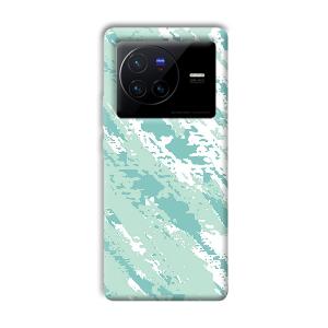 Sky Blue Design Phone Customized Printed Back Cover for Vivo X80 Pro