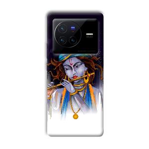 Krishna Phone Customized Printed Back Cover for Vivo X80