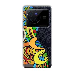 Pattern   Phone Customized Printed Back Cover for Vivo X80