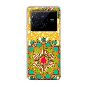 Mandala Art Phone Customized Printed Back Cover for Vivo X80 Pro