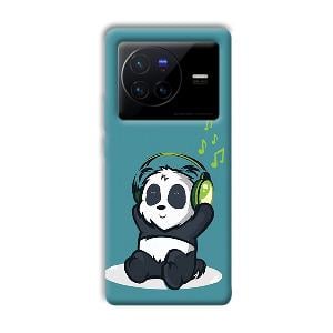 Panda  Phone Customized Printed Back Cover for Vivo X80