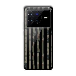 Camo Customized Printed Glass Back Cover for Vivo X80