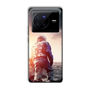Interstellar Traveller Customized Printed Glass Back Cover for Vivo X80