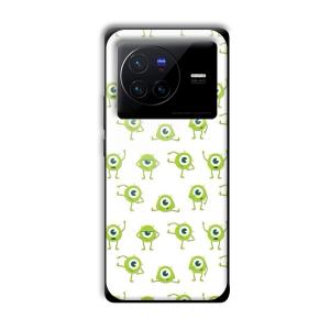 Green Eyes Customized Printed Glass Back Cover for Vivo X80 Pro